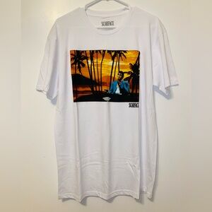 Scarface Tony Montana Sunset Graphic T-Shirt